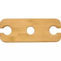Bamboo Wine Bottle and Glass Carrier