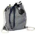 Melange Dyed 10L Custom Cotton Drawstring Bag