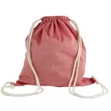 Melange Dyed 10L Custom Cotton Drawstring Bag