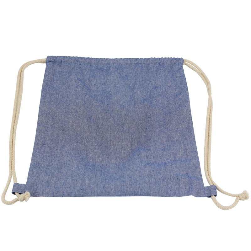 Melange Dyed 10L Custom Cotton Drawstring Bag