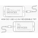 Route Light Up Logo 3-in-1 Charging Cable