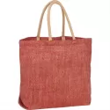 Herringbone 29L Jute Tote Bag
