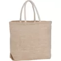 Herringbone 29L Jute Tote Bag