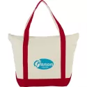 Zippered 37L Cotton Tote Bag