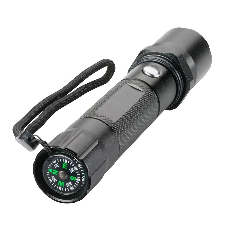 Trekk Aluminium Torch with Compass