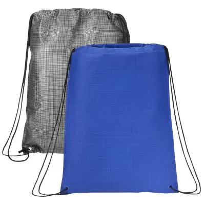 Crossweave Heat Sealed Polypropylene Drawstring Bag