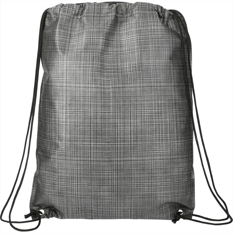 Crossweave Heat Sealed Polypropylene Drawstring Bag