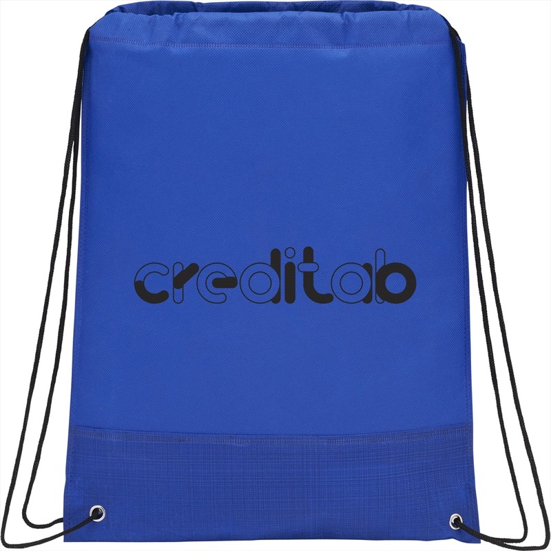 Crossweave Heat Sealed Polypropylene Drawstring Bag