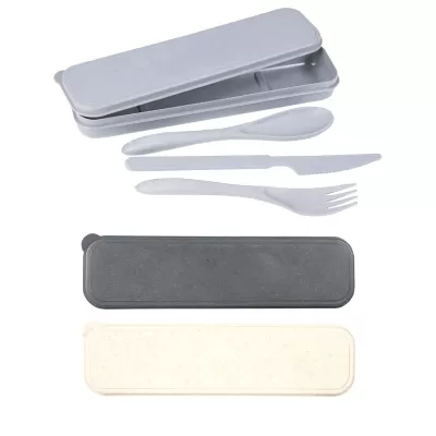 Bamboo Fibre 3 Piece Cutlery Set
