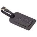 Covered Leather Luggage Tag