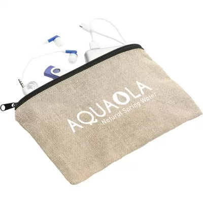 Recycled Twill Cotton Pouch