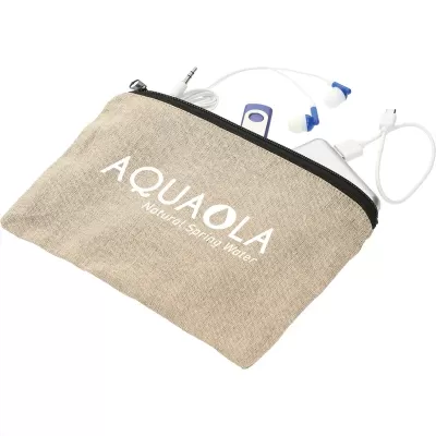 Recycled Twill Cotton Pouch