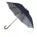 Shelta Black Check 58cm Double Canopy Umbrella