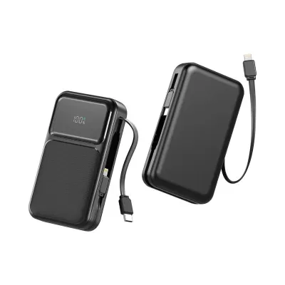 Brunswick 10000mAh 22.5W Fast Charging Cable Power Bank