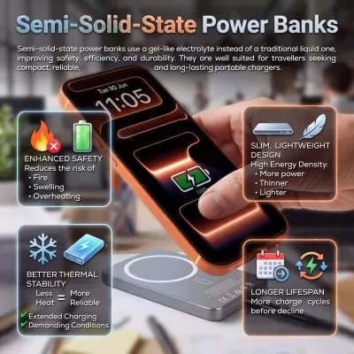 Apex 5000mAh 22.5W Fast Charging Semi-Solid Power Bank