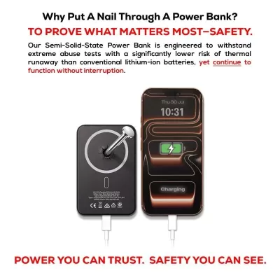 Apex 5000mAh 22.5W Fast Charging Semi-Solid Power Bank