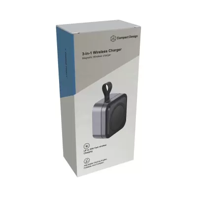 Everest 3-in-1 15W Magnetic Wireless Charging Station