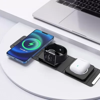 Bellevue 3-in-1 15W Magnetic Wireless Charger