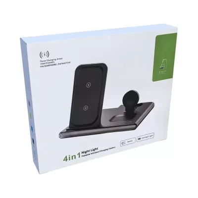 Haines 3-in-1 15W Magnetic Wireless Charger with USB Adaptor