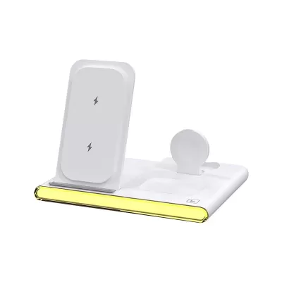 Haines 3-in-1 15W Magnetic Wireless Charger with USB Adaptor