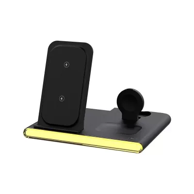 Haines 3-in-1 15W Magnetic Wireless Charger with USB Adaptor