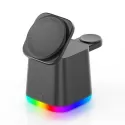 Lamar 4-in-1 15W Magnetic Wireless Charger with Wall Adaptor