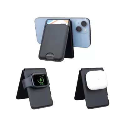Monroe 15W MagSafe Card Wallet Wireless Charging Stand