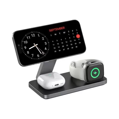 Rodgers 3-in-1 15W Magnetic Wireless Charging Station