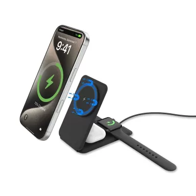 Sherry 3-in-1 15W Foldable Magnetic Wireless Charger