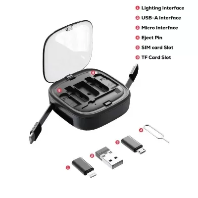 Catania 60W Fast Charging Retractable Cable Kit
