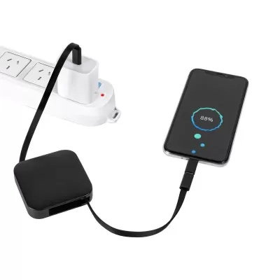 Avola Fast Charging Retractable Cable with Phone Stand