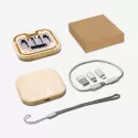 Coburg Pro 15W Bamboo Cable Kit with Wireless Charger