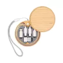 Coburg Pro 15W Bamboo Cable Kit with Wireless Charger