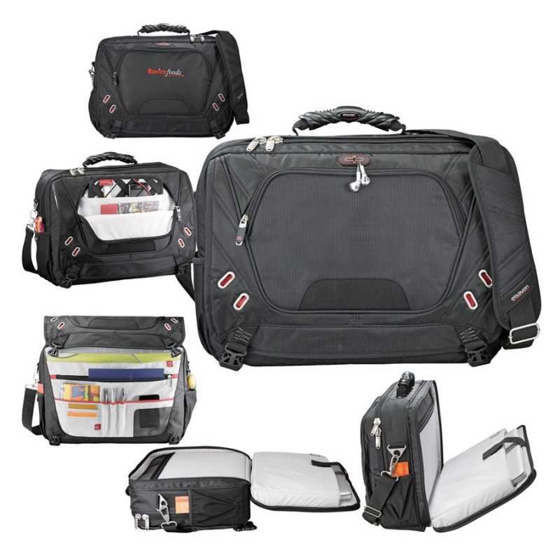 Elleven Checkpoint Friendly CompuMessenger Bag Branded Promotional