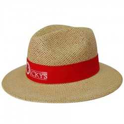 Straw Hats  - Natural Madrid Style String Straw Hat