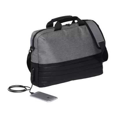 branded Wired Brief Bag, from our range of promotional Conference Bags & Satchels