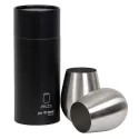 branded Stemless Stainless Steel Wine Glass Set, from our range of promotional Glassware Gift Sets