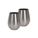 Glassware Gift Sets  - Stemless Stainless Steel Wine Glass Set