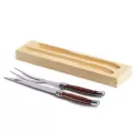 branded Bordeaux Carving Set, from our range of promotional BBQ Sets