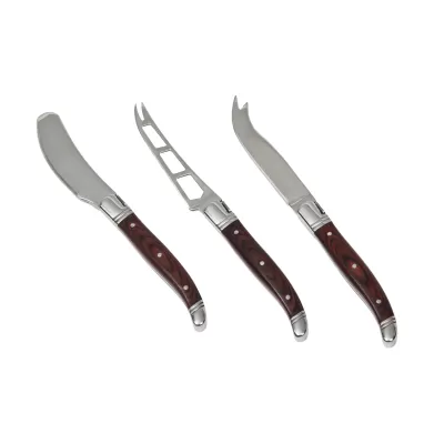 branded Bordeaux Cheese Knife 3 pcs Set, from our range of promotional Cheese Sets
