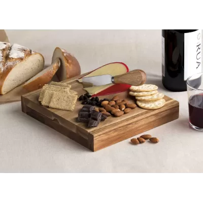 branded Clamshell Cheese Board, from our range of promotional Cheese Sets