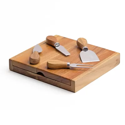 branded Clamshell Cheese Board, from our range of promotional Cheese Sets