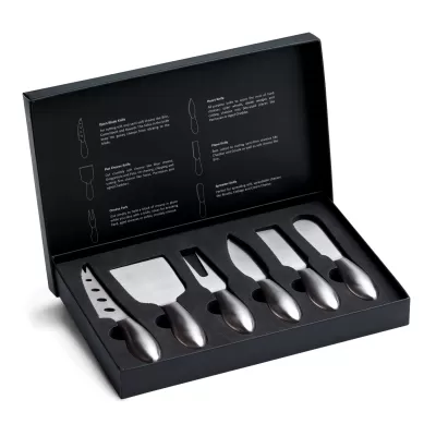 branded Formaggio Cheese Knife 6 pcs Set, from our range of promotional Cheese Sets