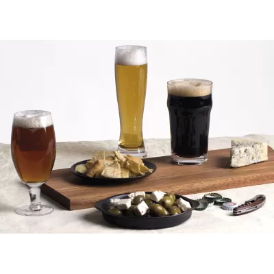 branded Craft Beer Glass Set, from our range of promotional Glassware Gift Sets