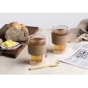 branded Kafe Double Walled Glass Set, from our range of promotional Glassware Gift Sets