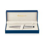 branded Waterman Expert Ballpoint Pen - Brushed Stainless, from our range of promotional Executive Pens