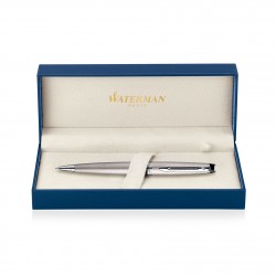 branded Waterman Expert Ballpoint Pen - Brushed Stainless, from our range of promotional Executive Pens