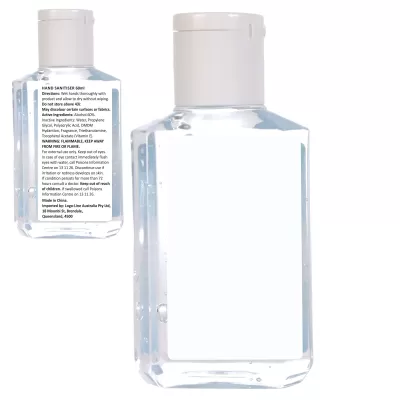 branded 60ml - 75% Antibacterial Hand Sanitiser Gel, from our range of promotional Hand Sanitisers & Wipes