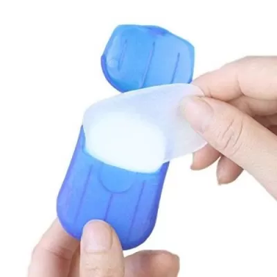branded Antibacterial Paper Soap Sheets, from our range of promotional Hand Sanitisers & Wipes