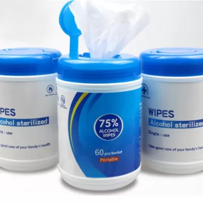 branded 60 Antibacterial Cleaning Wipes, from our range of promotional Hand Sanitisers & Wipes